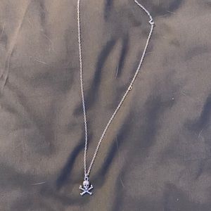 Skull and crossbones necklace